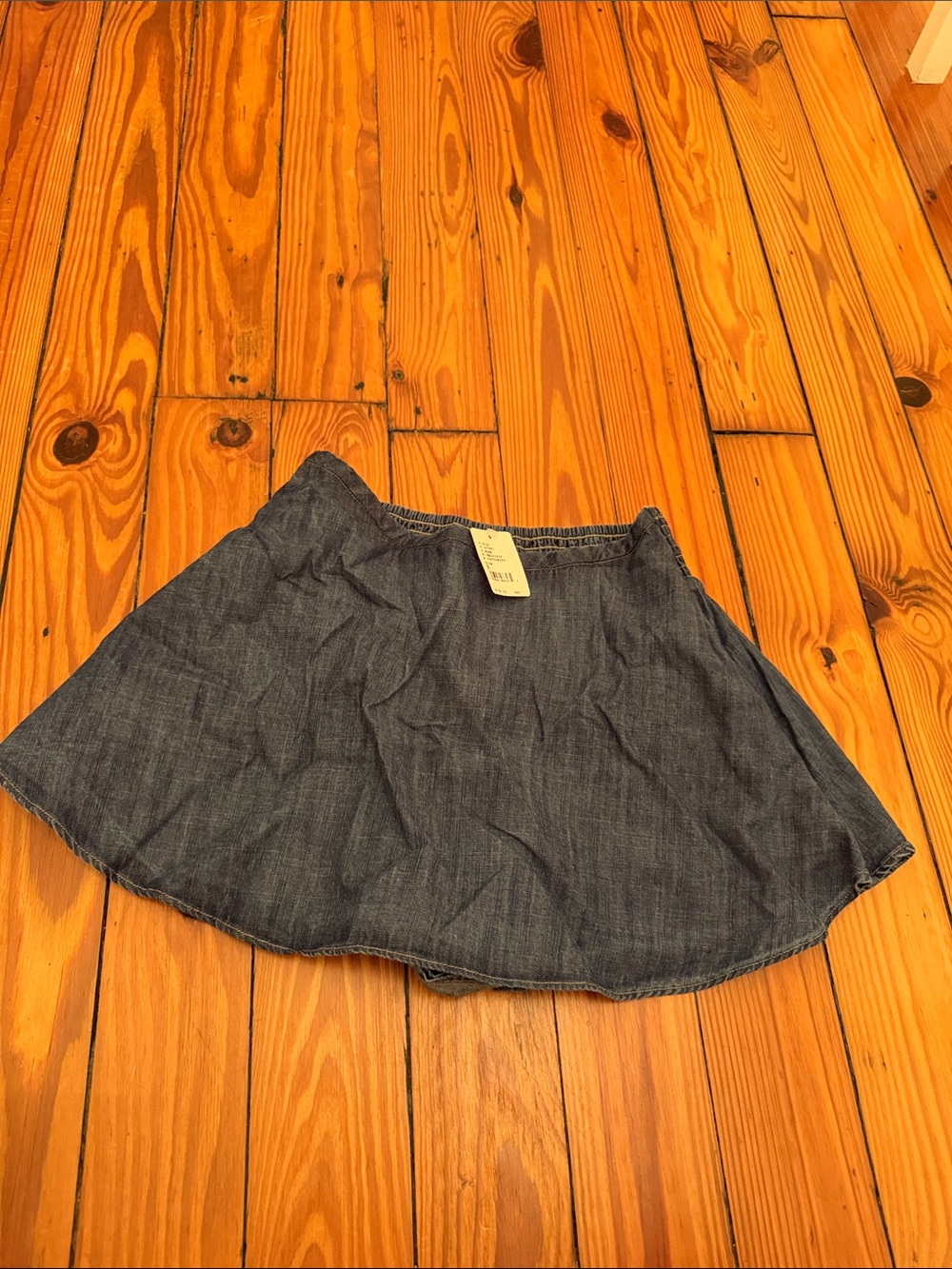 Free people Denim A-Line Skirt - Blue small